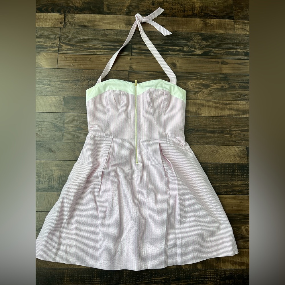 Halter Lilly Pulitzer Seersucker Dress